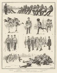 La guarnigione di Londra in gioco, sport atletici a Burton
